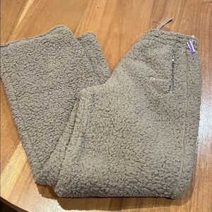 SKIMS teddy cozy Fleece Joggers - Tan